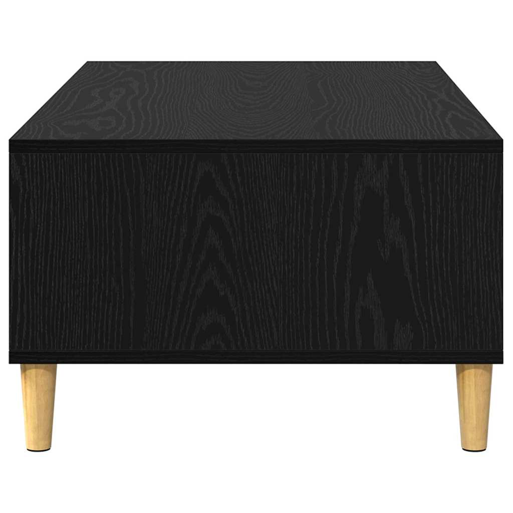 Dohányzóasztal Fekete tölgy 102 x 55 x 35 cm Szerelt Fa