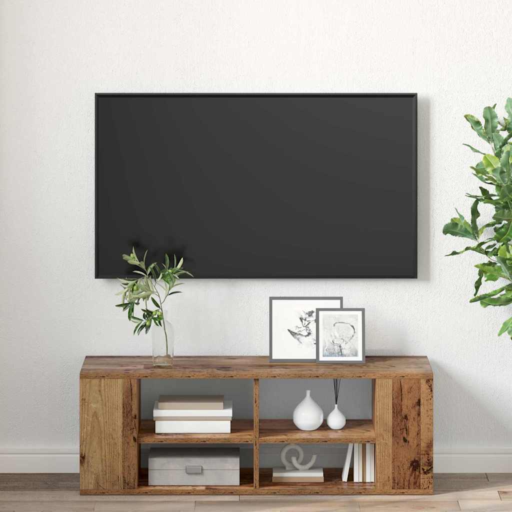 TV szekrény garnitúra 102 x 35 x 35 cm Öreg fa Szerelt Fa