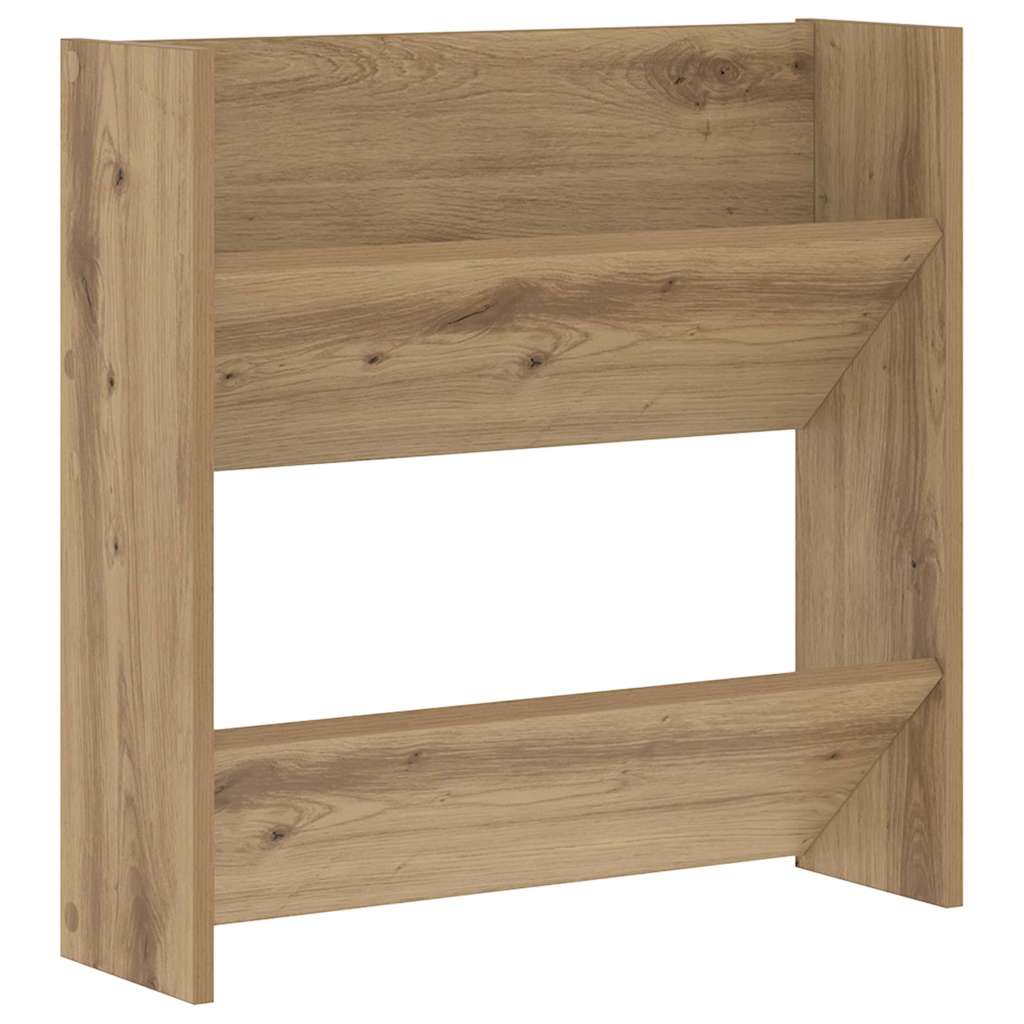 Cipőszekrény 2 db 60 x 18 x 60 cm Szerelt Fa Artisan tölgy
