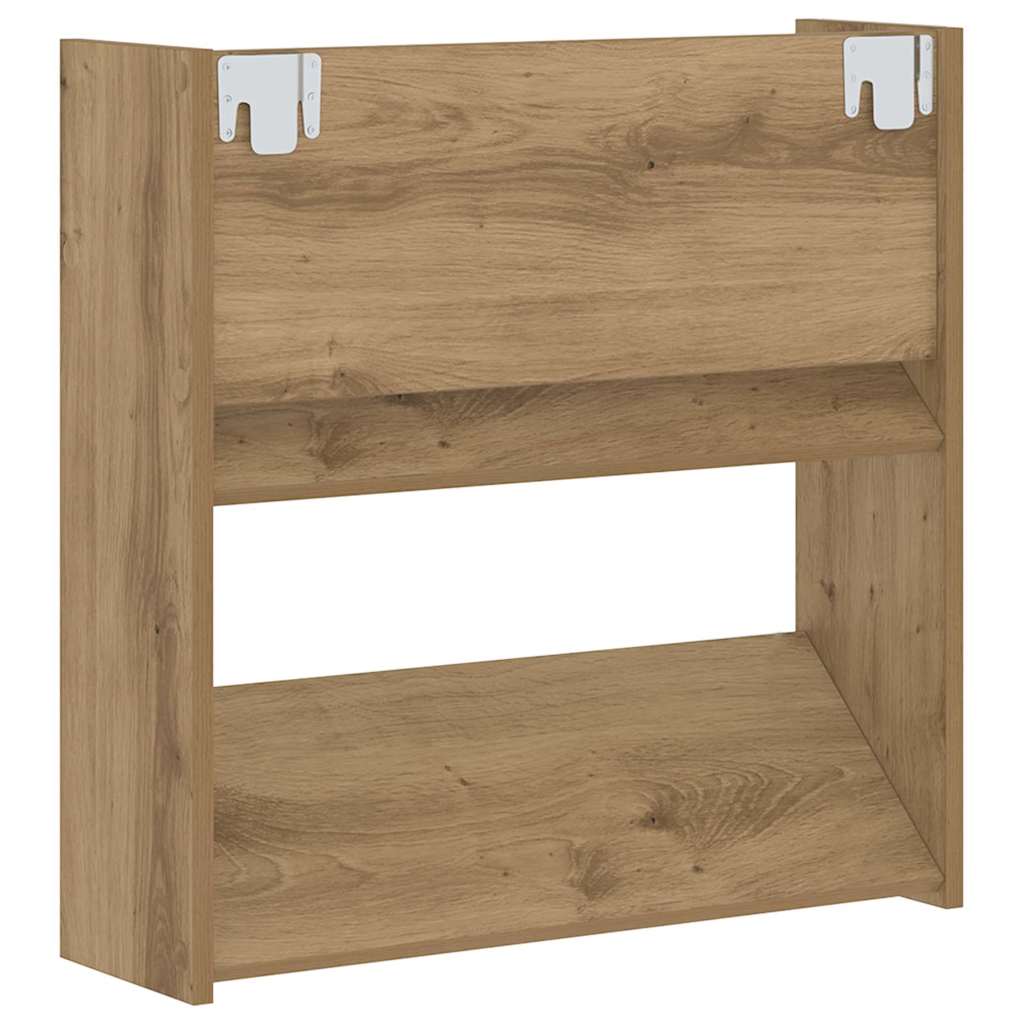 Cipőszekrény 2 db 60 x 18 x 60 cm Szerelt Fa Artisan tölgy