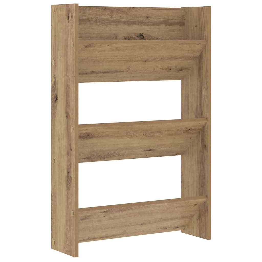 Cipőszekrény 60 x 18 x 90 cm Szerelt Fa Artisan tölgy