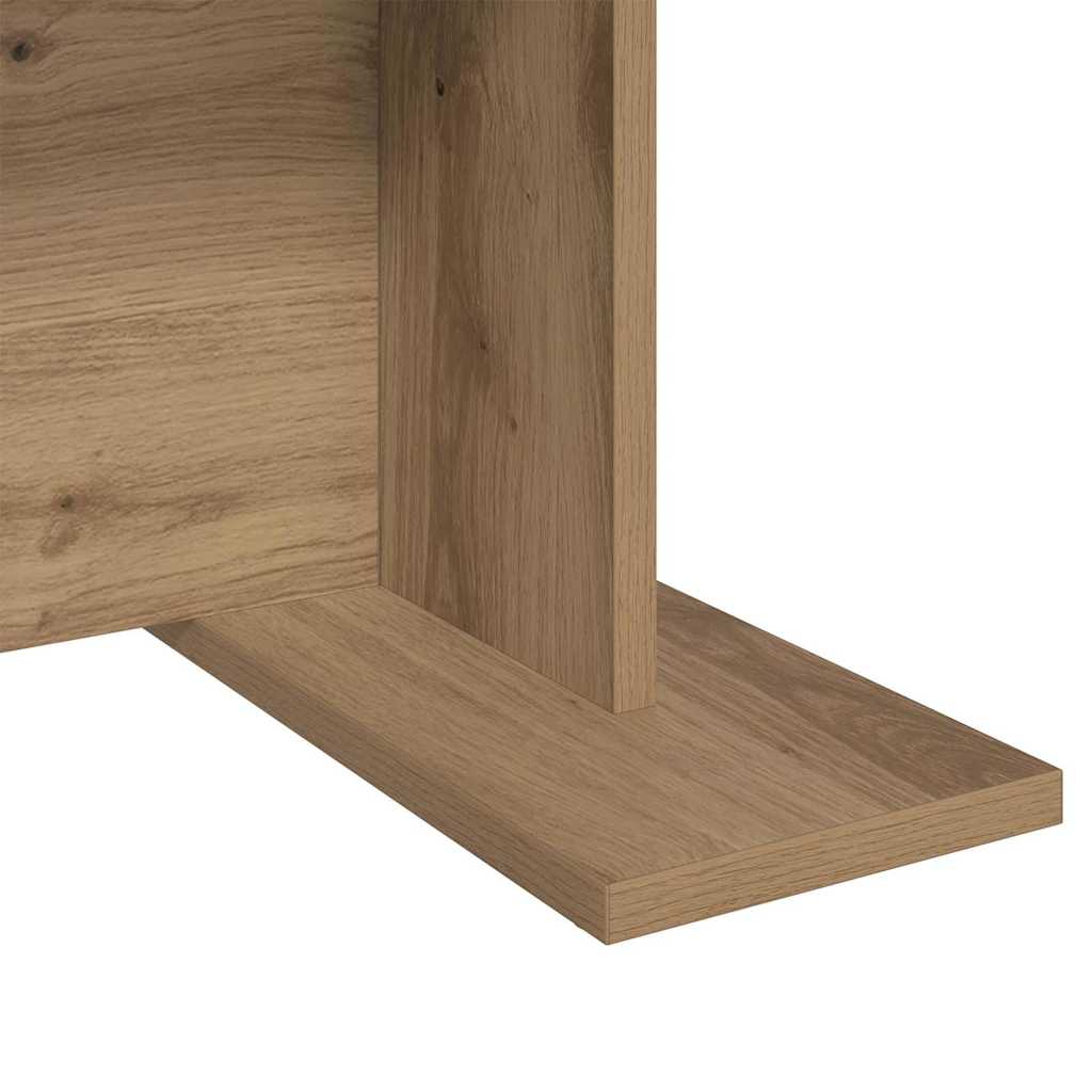 Dohányzóasztal kézműves tölgy 103.5 x 60 x 40 cm Szerelt Fa