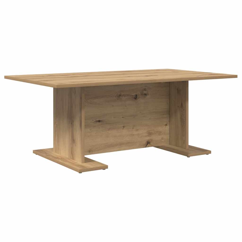 Dohányzóasztal kézműves tölgy 103.5 x 60 x 40 cm Szerelt Fa