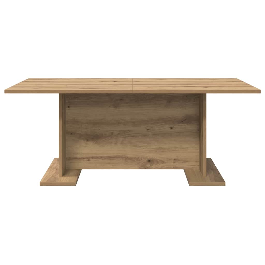 Dohányzóasztal kézműves tölgy 103.5 x 60 x 40 cm Szerelt Fa