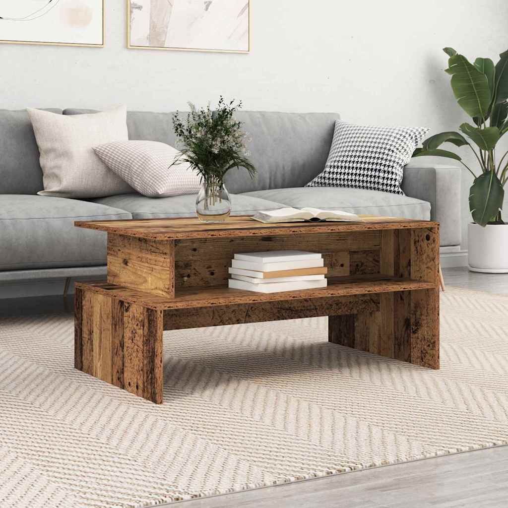 Dohányzóasztal Öreg fa 90 x 55 x 42,5 cm Szerelt Fa