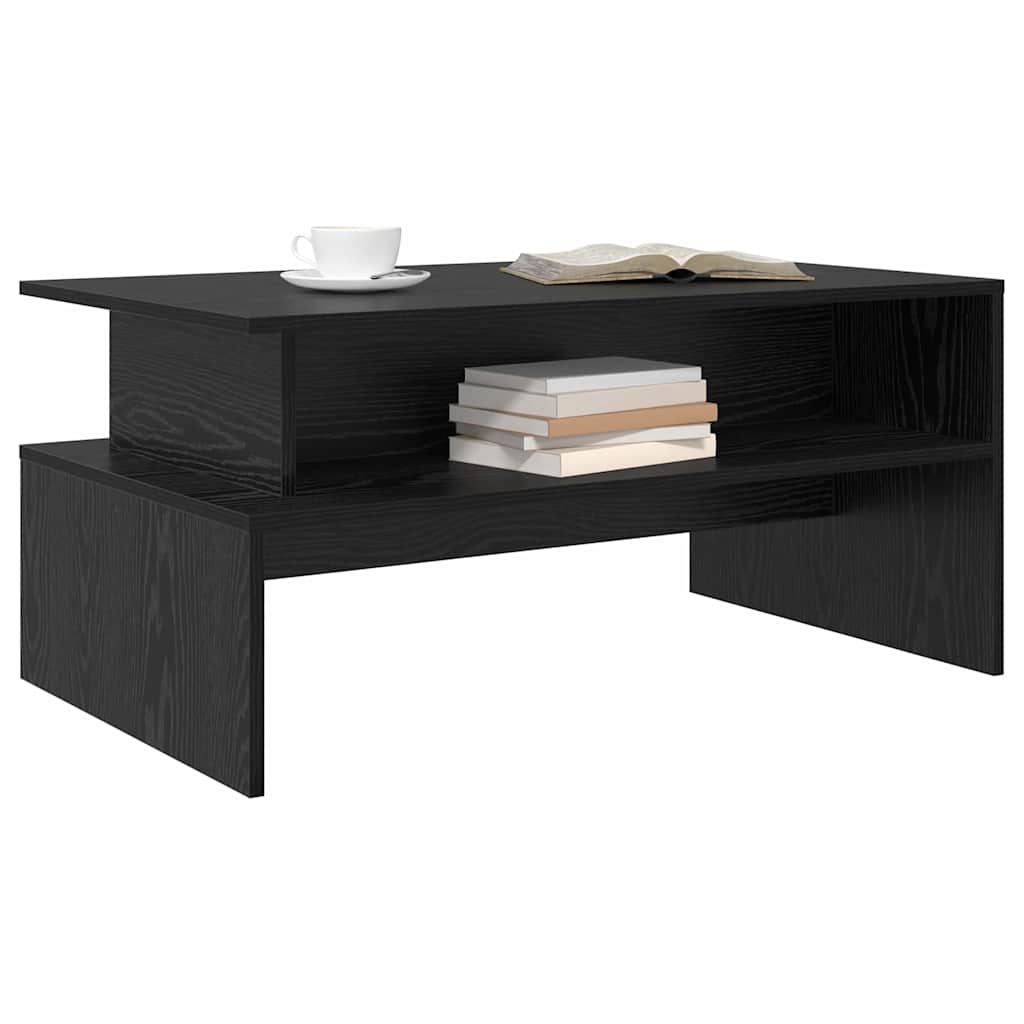 Dohányzóasztal Fekete tölgy 90 x 55 x 42,5 cm Faanyag