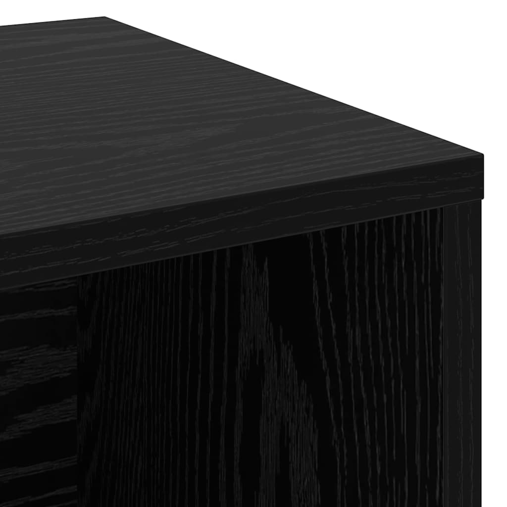 Cipőpad 103 x 30 x 54,5 cm Szerelt Fa Fekete tölgy