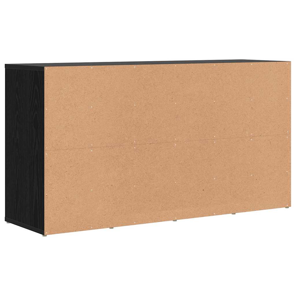 Cipőpad 103 x 30 x 54,5 cm Szerelt Fa Fekete tölgy