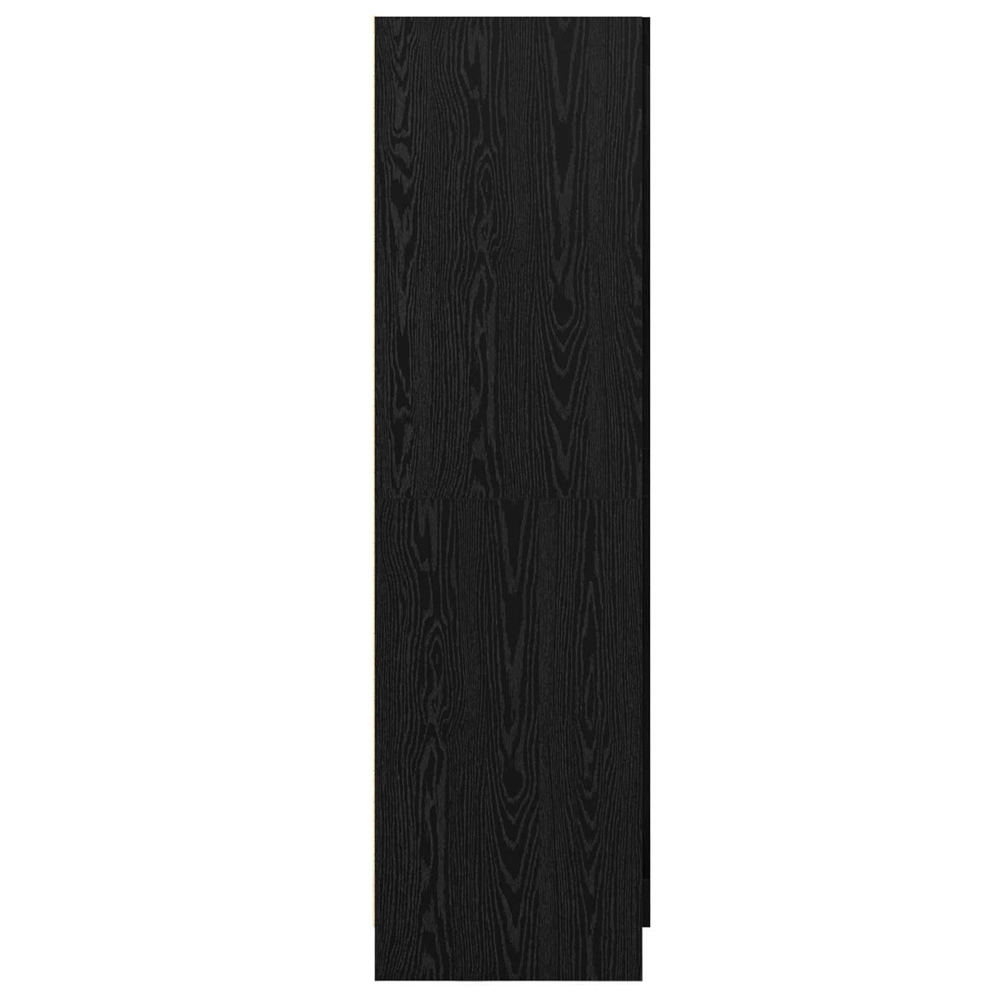 Ruhásszekrény Fekete tölgy 82,5 x 51,5 x 180 cm Szerelt Fa