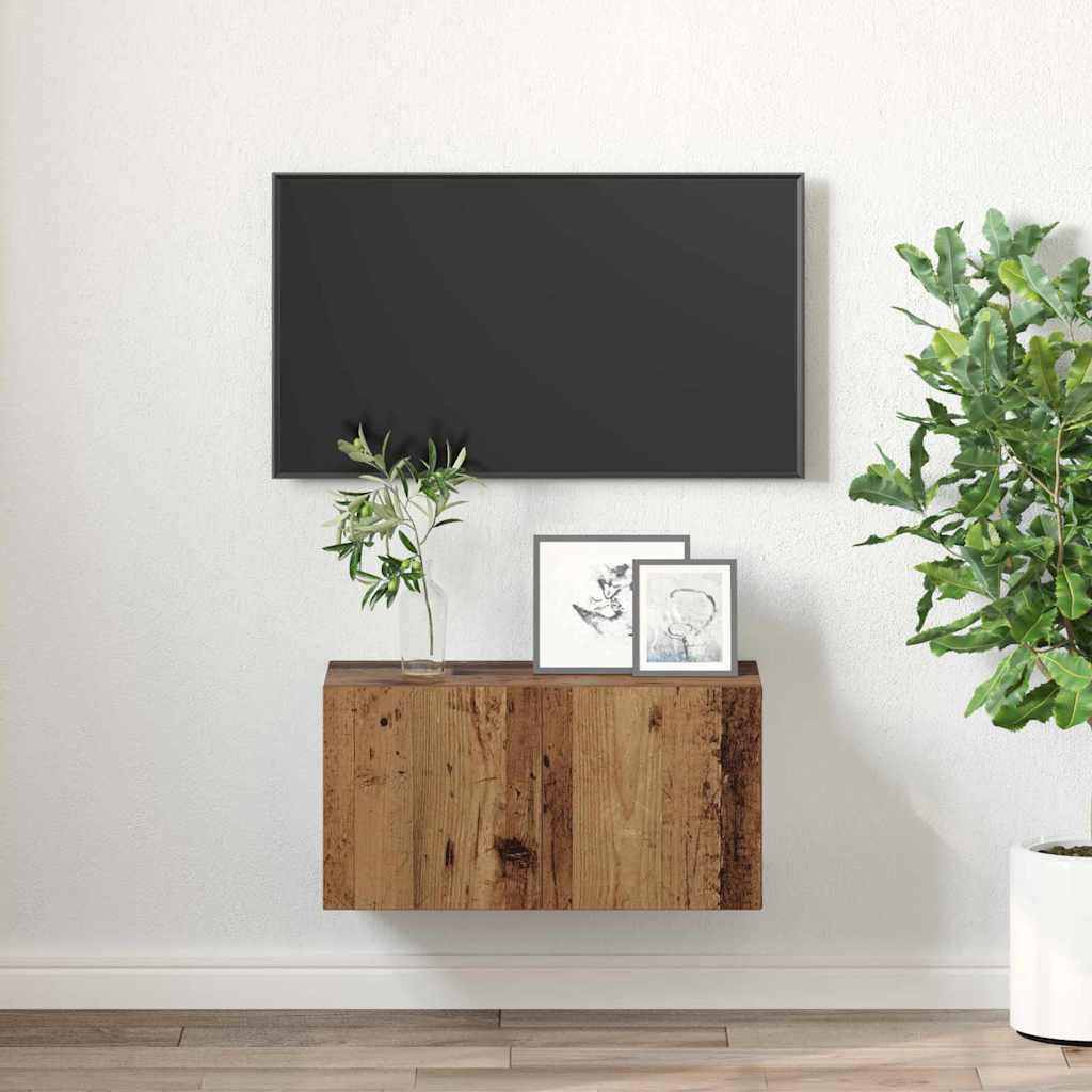 TV szekrény garnitúra 60 x 30 x 30 cm Barna Szerelt Fa