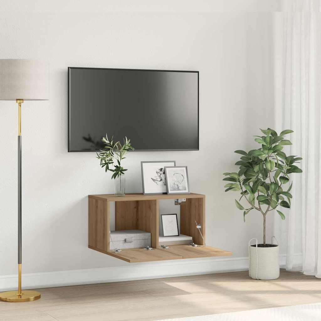 TV szekrény garnitúra 60 x 30 x 30 cm Barna Szerelt Fa