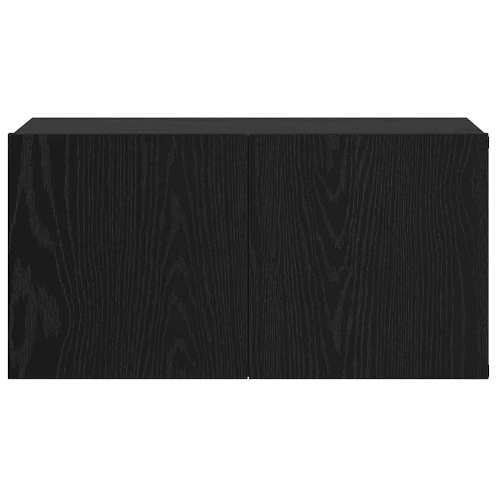 TV szekrény garnitúra 60 x 30 x 30 cm Fekete Szerelt Fa