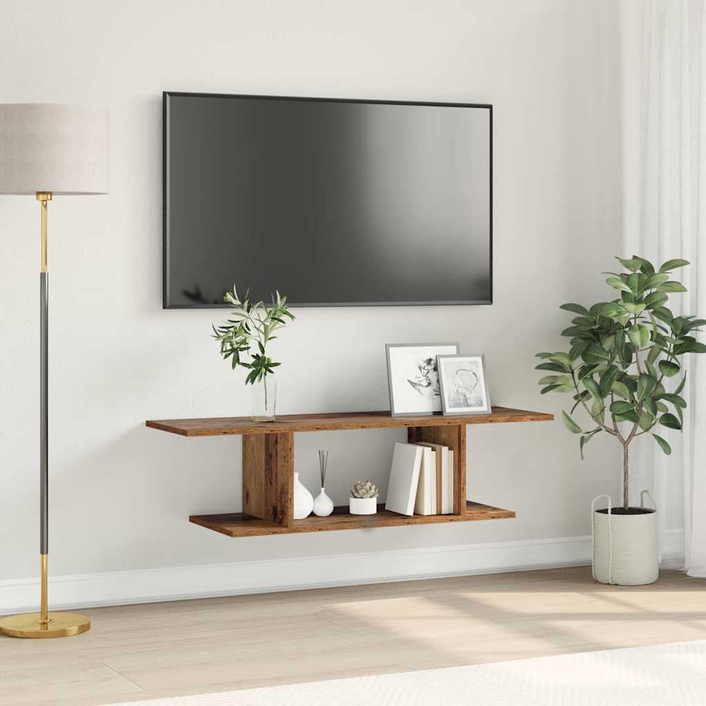 TV szekrény garnitúra 103 x 30 x 26,5 cm Barna Szerelt Fa