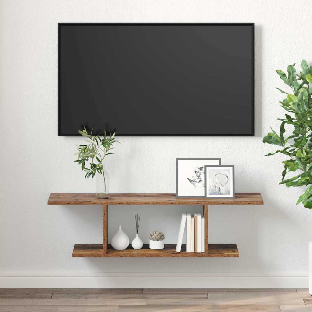 TV szekrény garnitúra 103 x 30 x 26,5 cm Barna Szerelt Fa