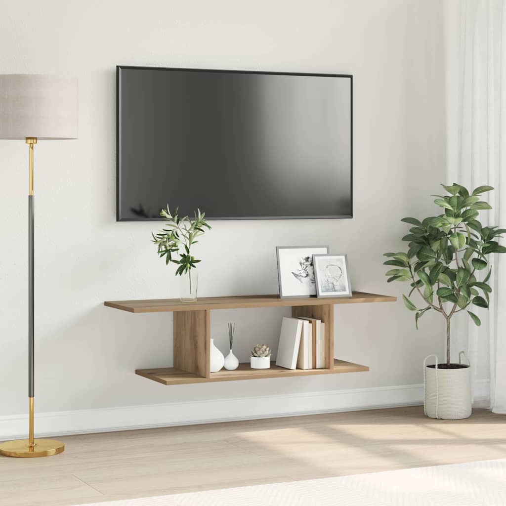 TV szekrény garnitúra 103 x 30 x 26,5 cm Barna Szerelt Fa