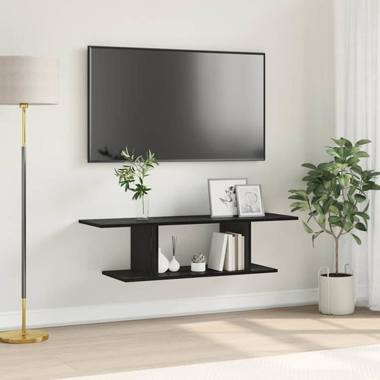 TV szekrény garnitúra Fekete 103 x 30 x 26,5 cm Faanyag