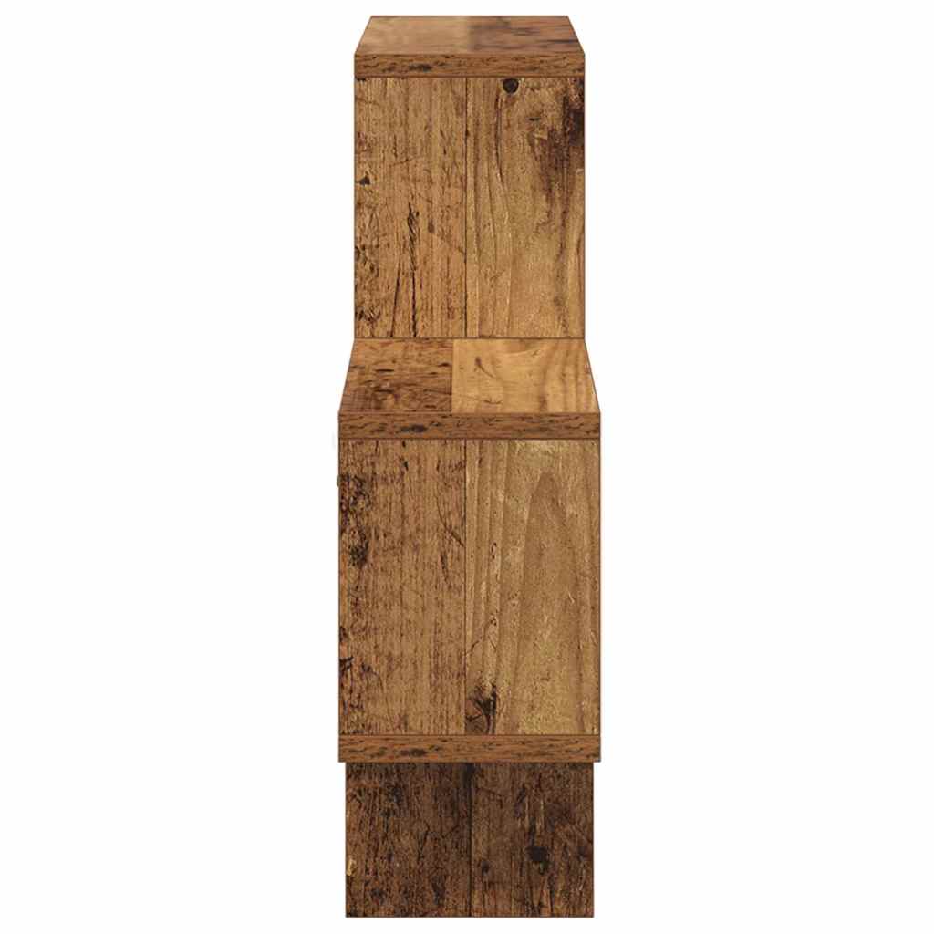 Falpolc Falra szerelhető Régi fa 82 x 15 x 51 cm Szerelt Fa