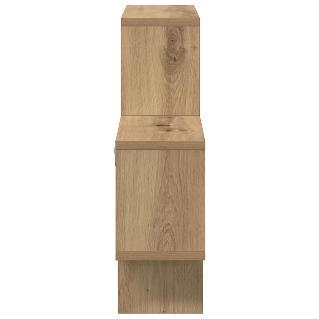 Falpolc Falra szerelhető kézműves tölgy 82 x 15 x 51 cm