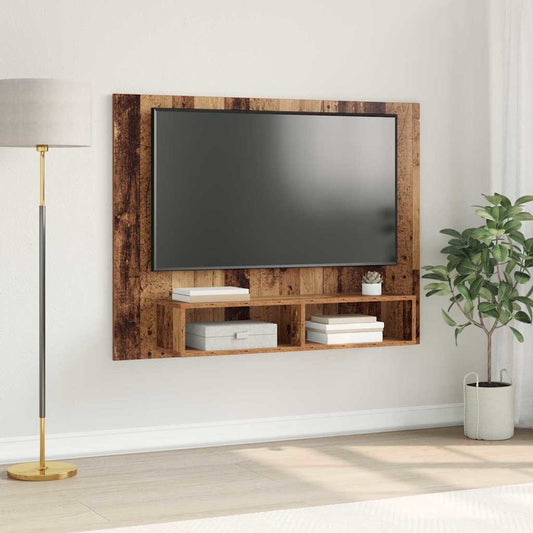 TV szekrény garnitúra Öreg fa 120 x 23,5 x 90 cm Faanyag
