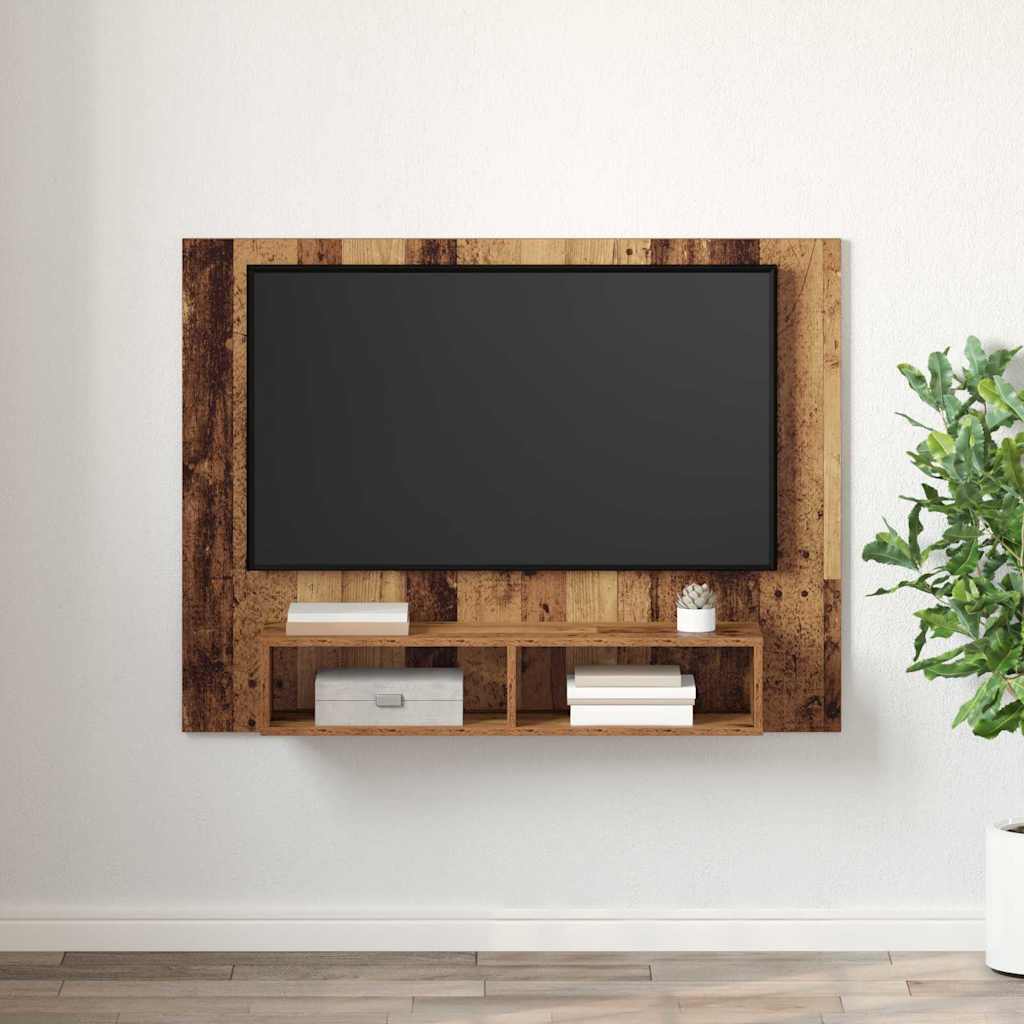 TV szekrény garnitúra 120 x 23,5 x 90 cm Öreg fa Szerelt Fa