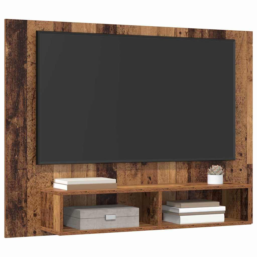 TV szekrény garnitúra 120 x 23,5 x 90 cm Öreg fa Szerelt Fa