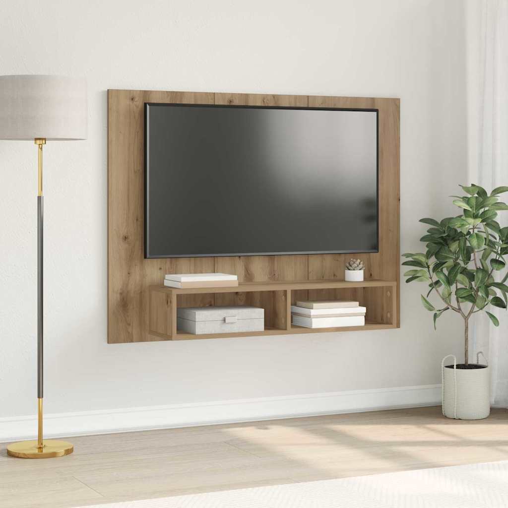 TV szekrény garnitúra 120 x 23,5 x 90 cm Artisan tölgy