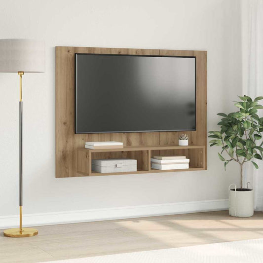 TV szekrény garnitúra Artisan tölgy 120 x 23,5 x 90 cm Faanyag