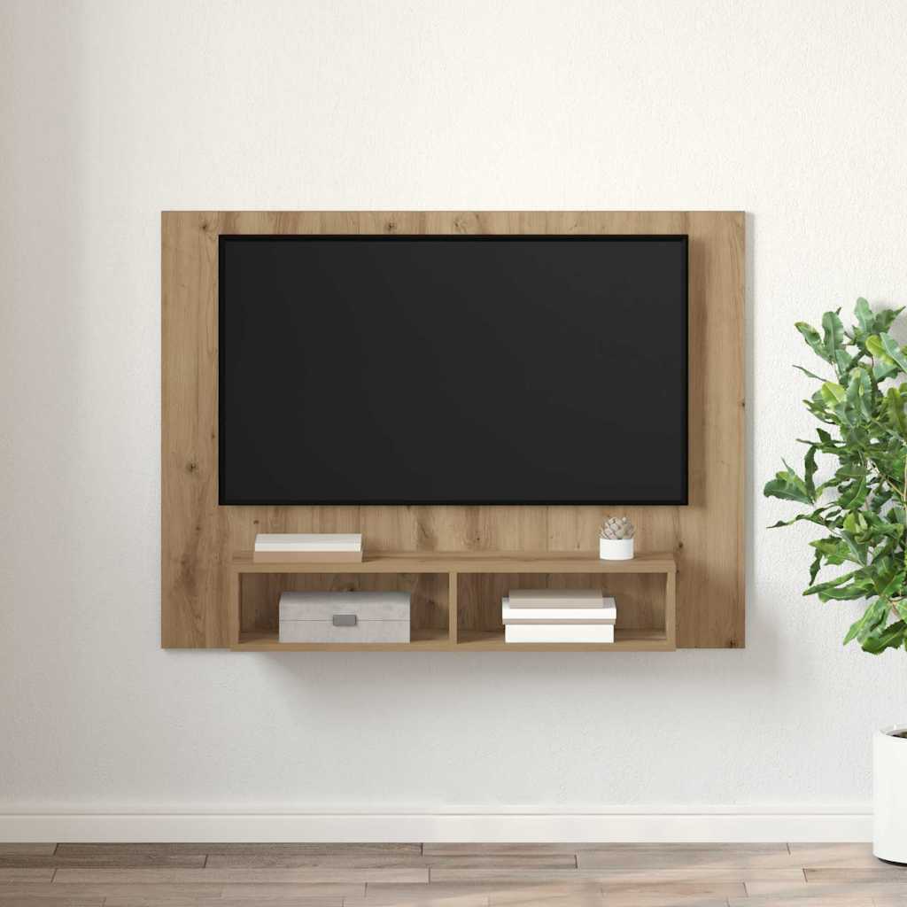 TV szekrény garnitúra 120 x 23,5 x 90 cm Artisan tölgy