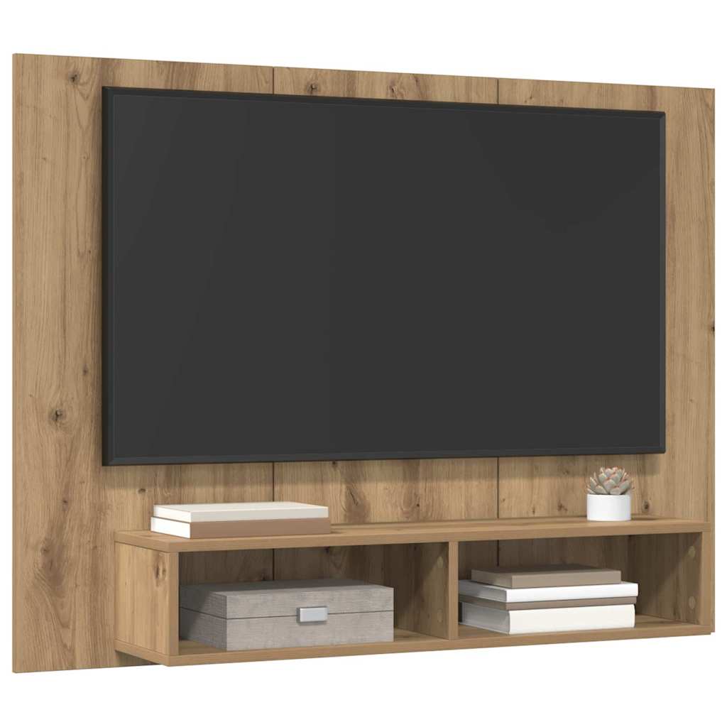 TV szekrény garnitúra 120 x 23,5 x 90 cm Artisan tölgy