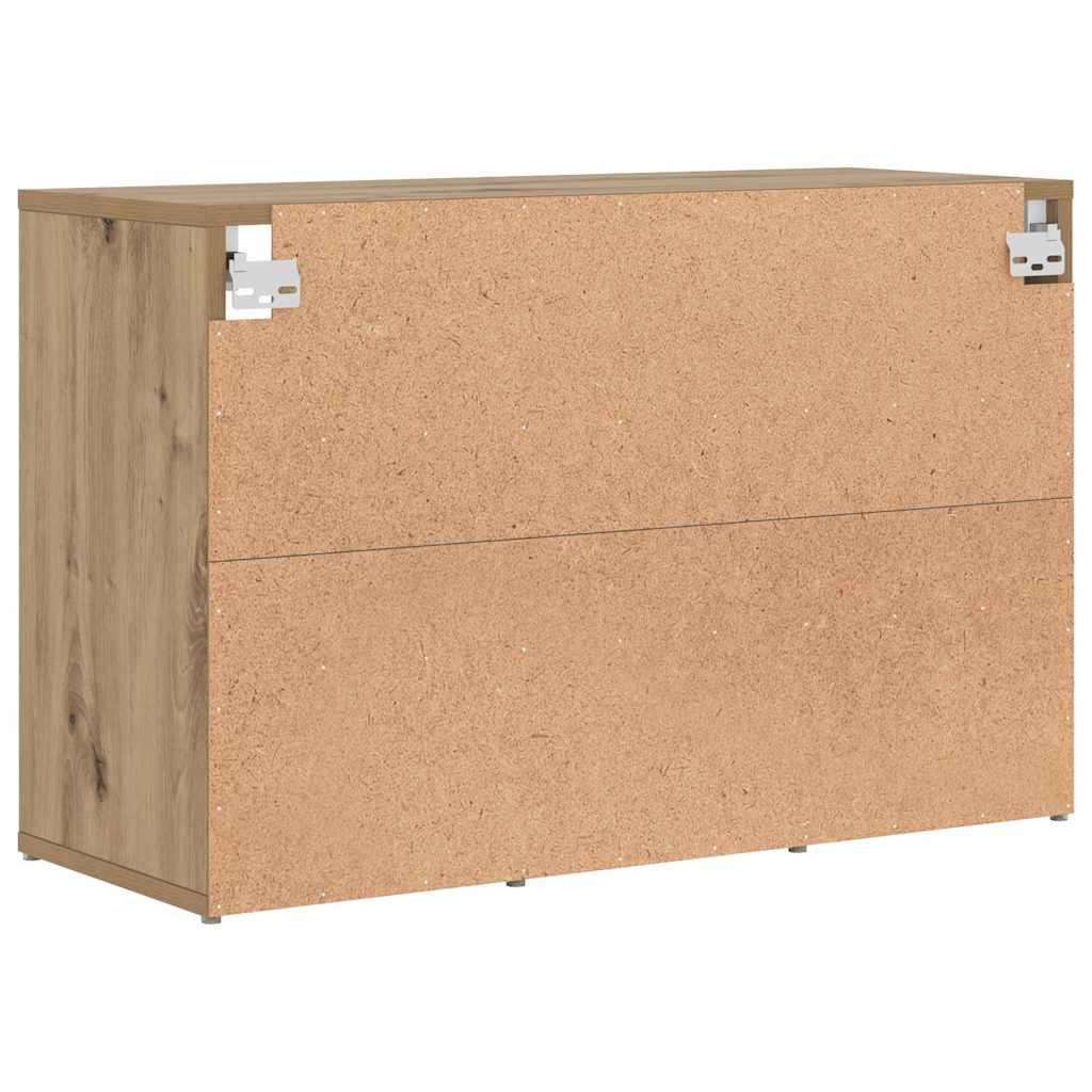 Cipőszekrény 77,5 x 30 x 51 cm Szerelt Fa Artisan tölgy