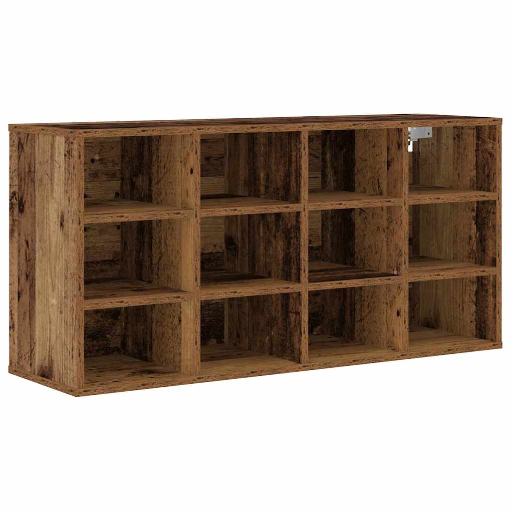 Cipőszekrény 103 x 30 x 51 cm Szerelt Fa Öreg fa