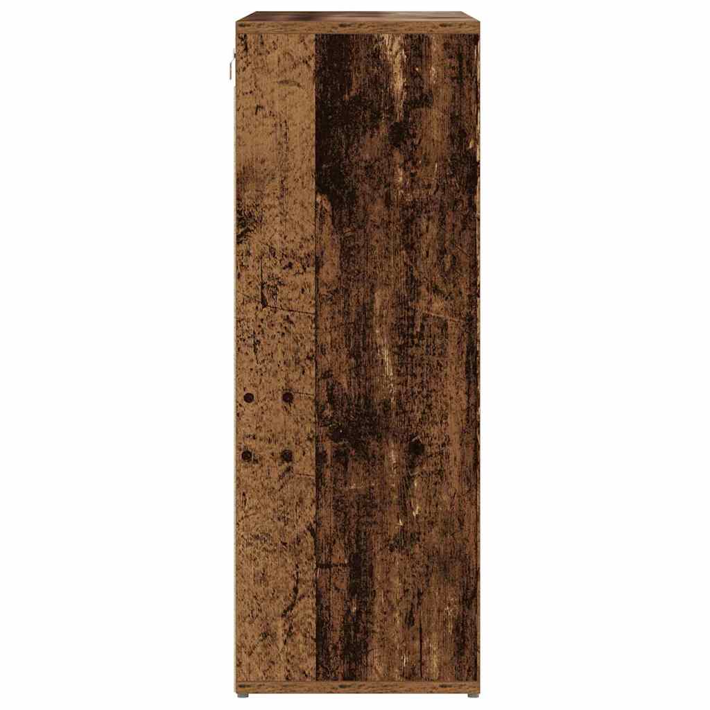 Cipőszekrény 77,5 x 30 x 83,5 cm Szerelt Fa Öreg fa