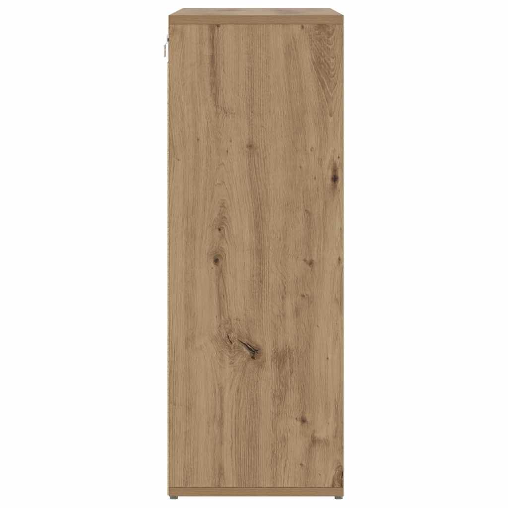 Cipőszekrény 77,5 x 30 x 83,5 cm Szerelt Fa Artisan tölgy