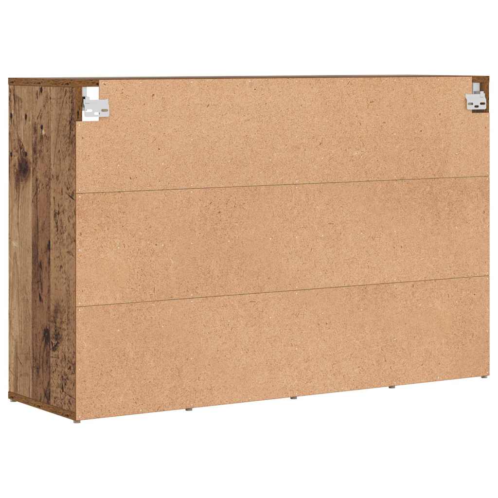 Cipőszekrény 103 x 30 x 67 cm Szerelt Fa Öreg fa
