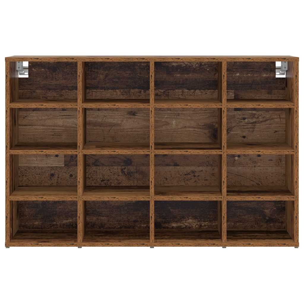 Cipőszekrény 103 x 30 x 67 cm Szerelt Fa Öreg fa