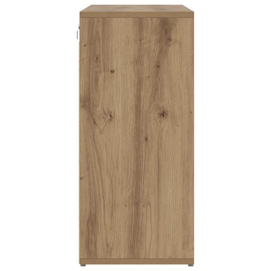 Cipőszekrény 103 x 30 x 67 cm Szerelt Fa Artisan tölgy