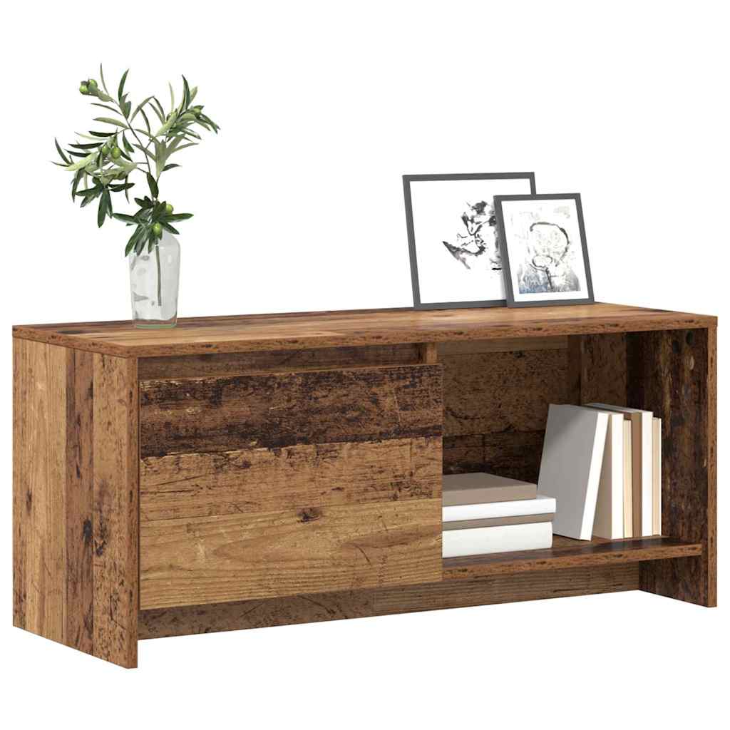 TV szekrény garnitúra 90 x 35 x 40 cm Öreg fa Szerelt Fa
