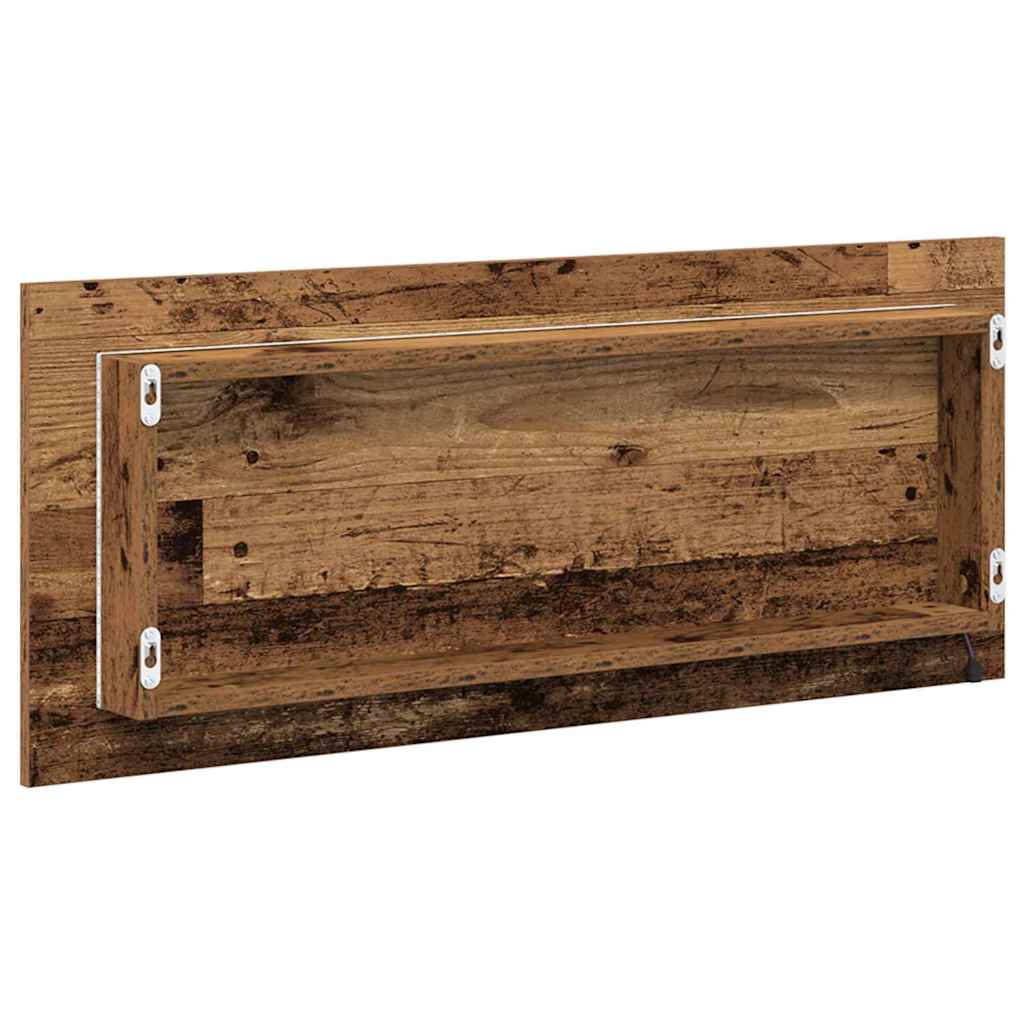 Tükör Öreg fa 90 x 8,5 x 37 cm Szerelt Fa
