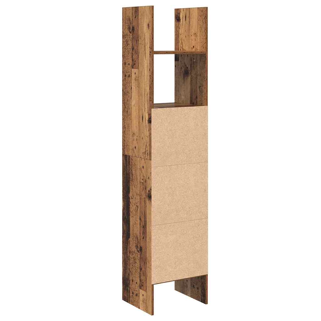 Könyvespolc 2 szintes 40 x 35 x 180 cm Szerelt Fa Régi fa