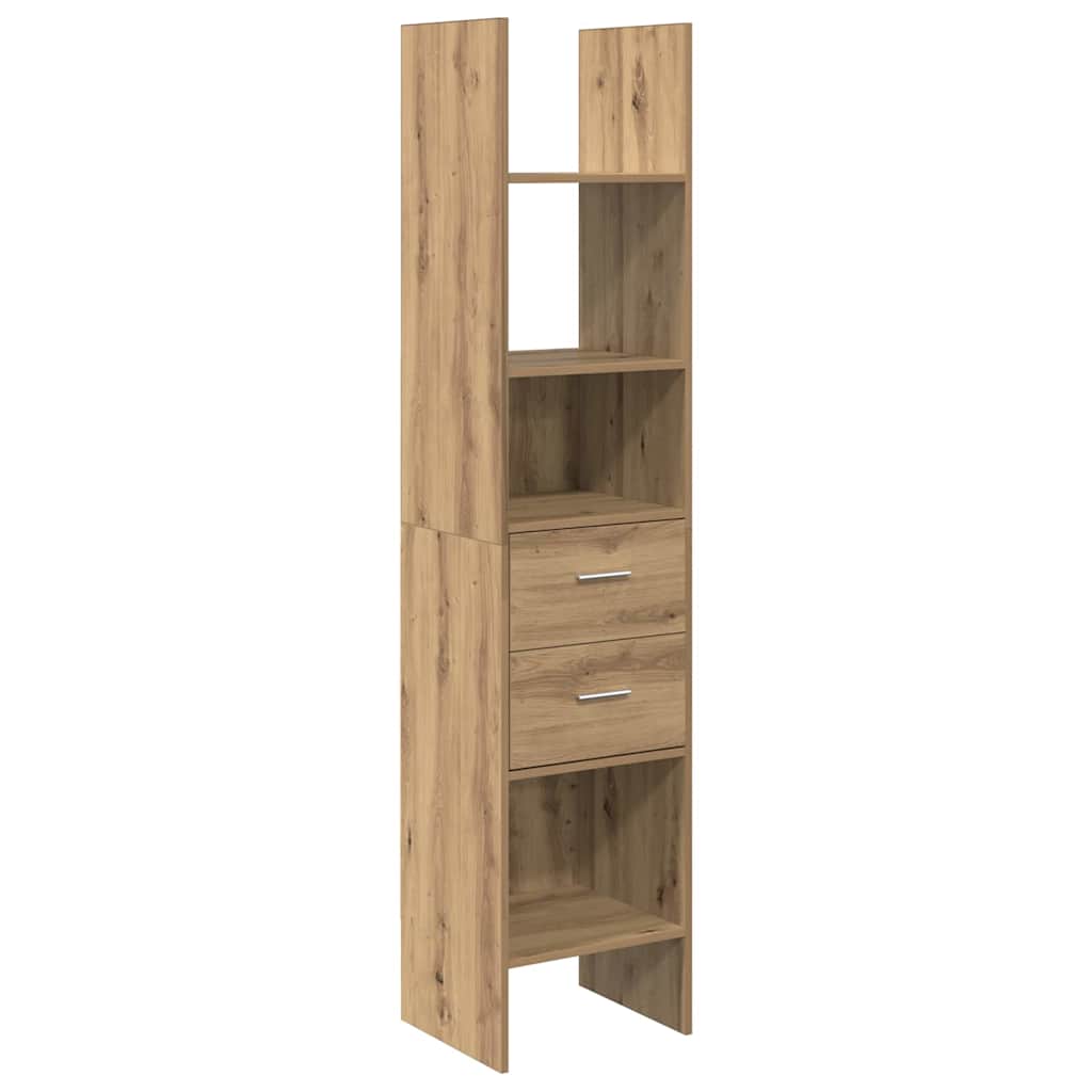 Könyvespolc 2 szintes 40 x 35 x 180 cm Szerelt Fa