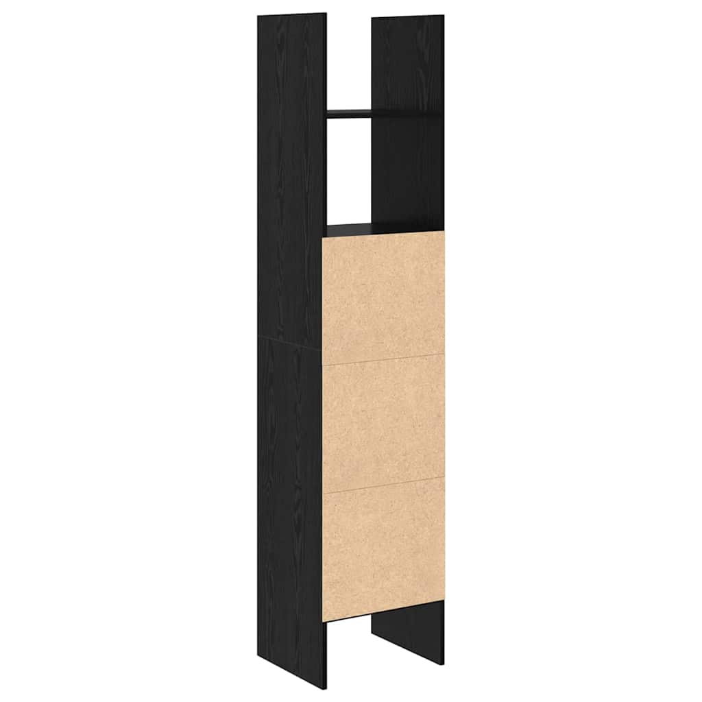 Könyvespolc 2 szintes 40 x 35 x 180 cm Szerelt Fa Musta tammi