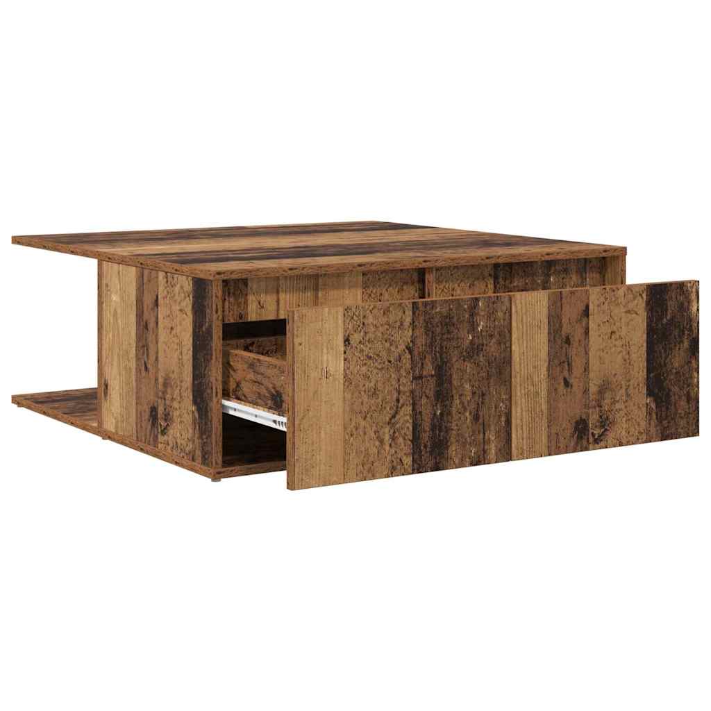 Dohányzóasztal Öreg fa 80 x 80 x 31 cm Szerelt Fa