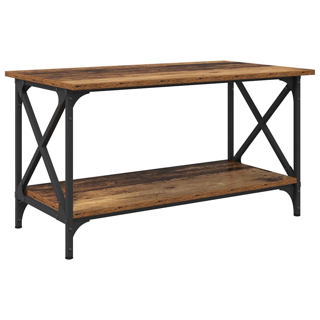 Dohányzóasztal Régi fa 80 x 45 x 45.5 cm Szerelt Fa