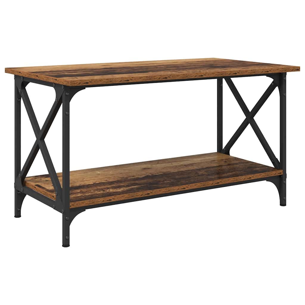 Dohányzóasztal Régi fa 80 x 45 x 45.5 cm Szerelt Fa