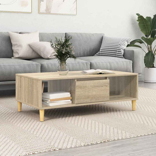Dohányzóasztal Sonoma tölgy 102 x 55 x 35 cm Faanyag