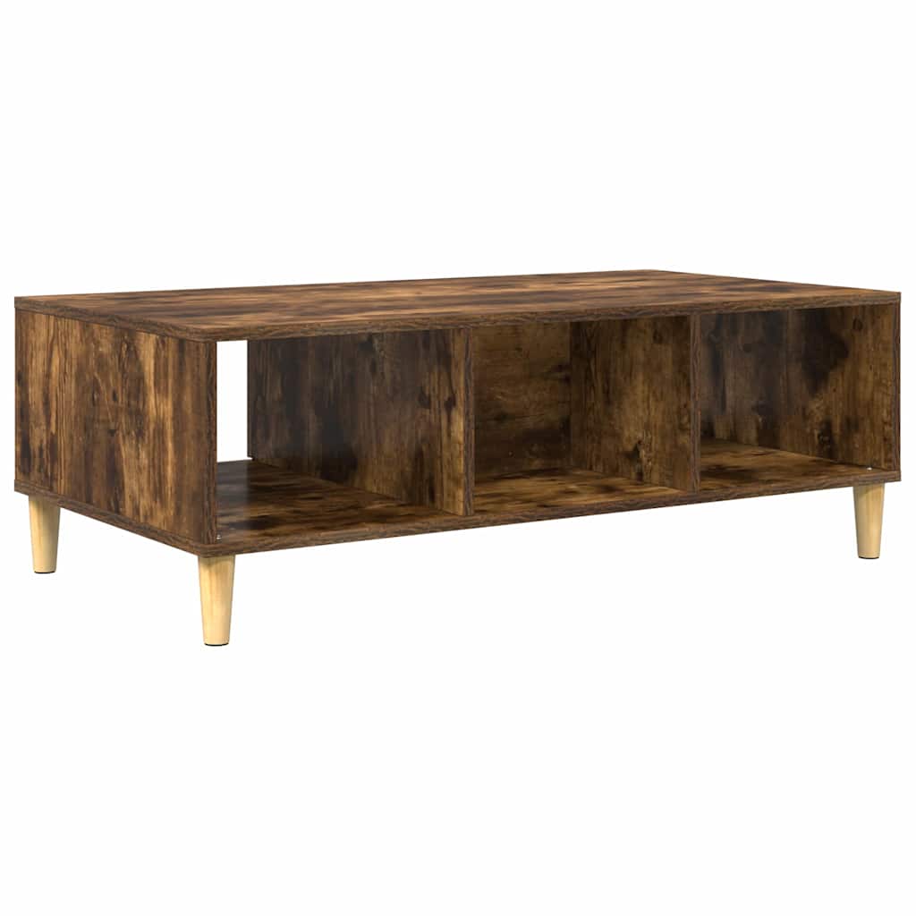 Dohányzóasztal Füstölt tölgy 102 x 55 x 35 cm Faanyag