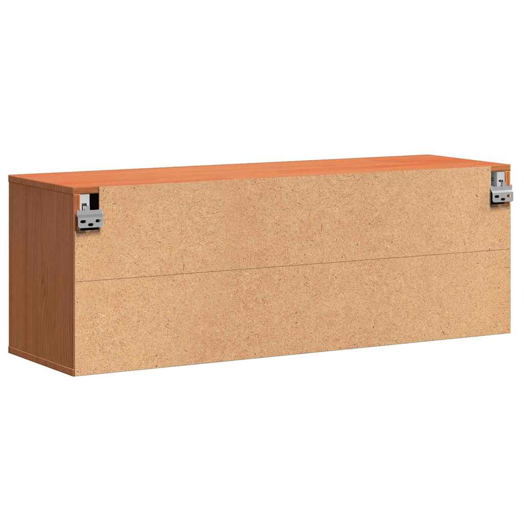 Fali Szekrény Faggyú barna 100 x 30 x 35 cm Tömör fenyőfa