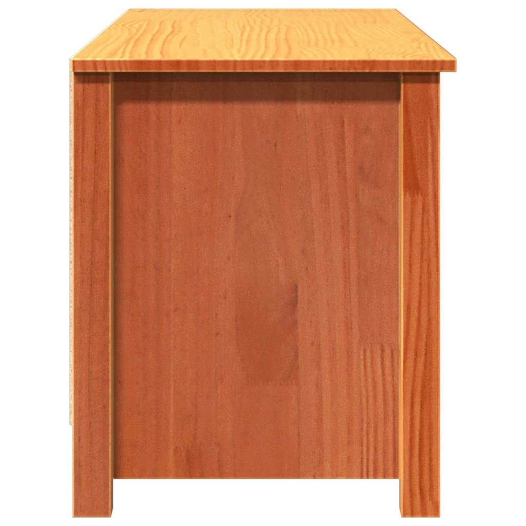 Tárolópad Faggyú barna 110 x 38 x 45,5 cm Tömör fenyőfa