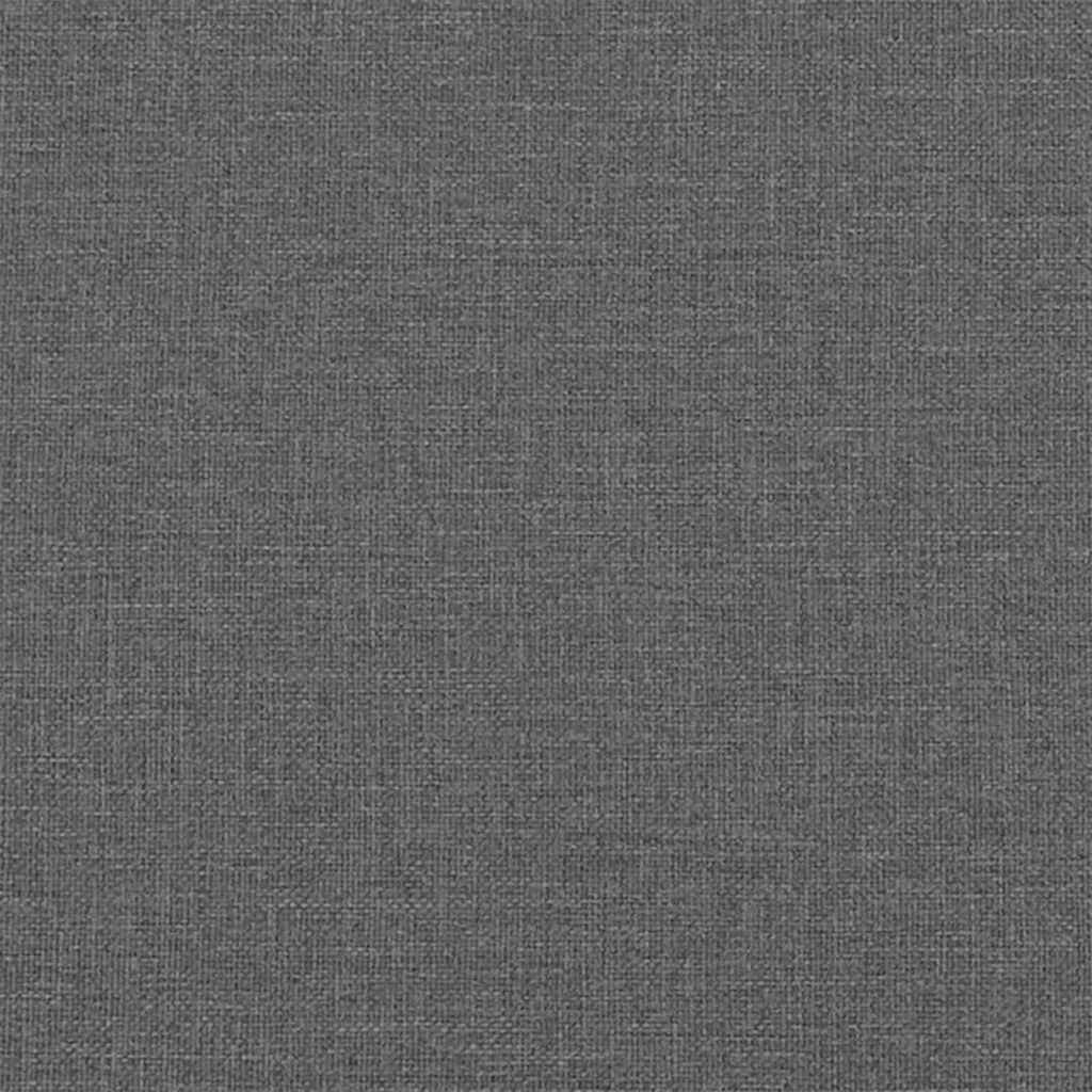 Nappali Kanapé 3 pcs Sötétszürke 201,5 x 74,5 x 74,5 cm szövet