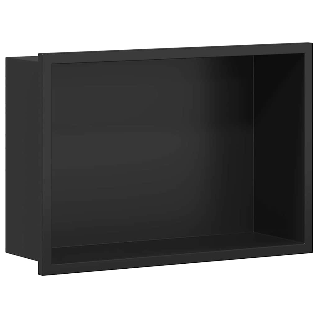 Zuhany Niche Fekete 30 x 20 x 9,5 cm Rozsdamentes Acél